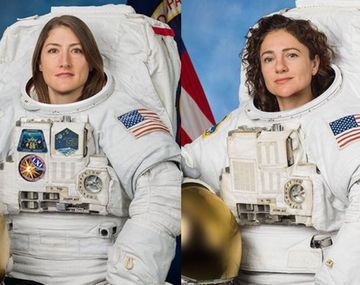 Dos astronautas de la NASA realizan la primera caminata hecha exclusivamente por mujeres