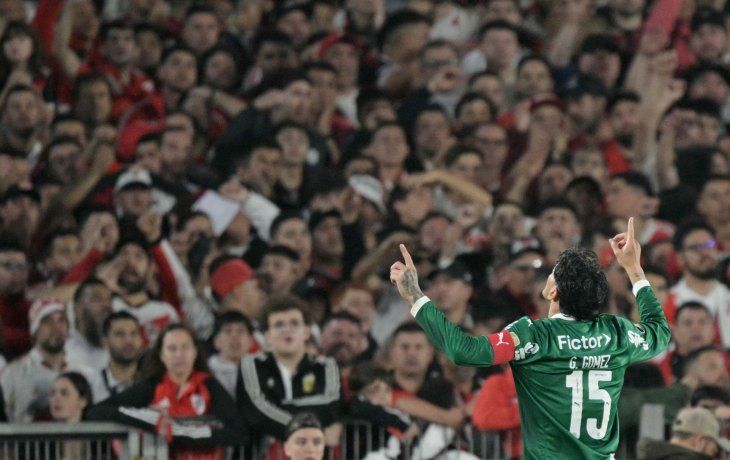 River, dormido en el Monumental: Gustavo Gómez puso el 1-0 de Palmeiras a los 5 minutos