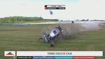 video: el impactante vuelco de un piloto a mas de 200 km/h en concordia video: el impactante vuelco de un piloto a mas de 200 km/h en concordia