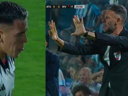 escandalo en river: barco desobedecio a demichelis, erro dos penales y fue reemplazado escandalo en river: barco desobedecio a demichelis, erro dos penales y fue reemplazado