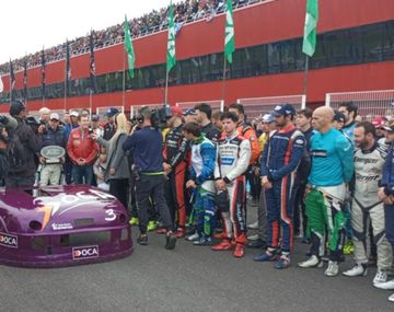 El emotivo homenaje para Traverso en el Autódromo de Buenos Aires