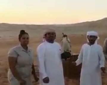 La locura del Pity Martínez llega a todos lados: ¡insólito video en Emiratos Árabes!