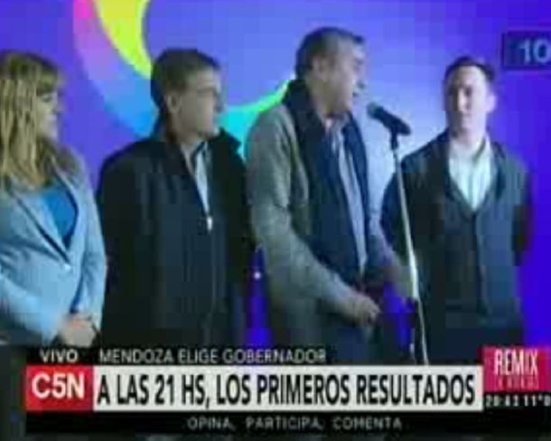 #Elección2015: Cornejo-Montero se adjudica victoria en Mendoza