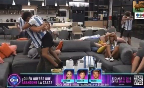 Así vivieron Argentina-Países Bajos en Gran Hermano