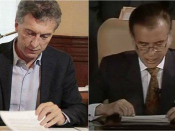 Macri y Menem