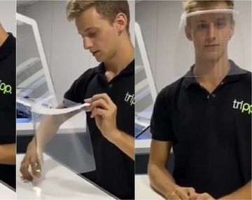 La pandemia truncó su emprendimiento y se reinventó como fabricante de máscaras protectoras