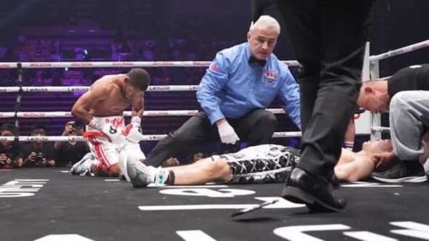Escalofriante nocaut en la pelea por el título mundial en Japón: Jin Sasaki cayó, quedó inmóvil y fue retirado en camilla