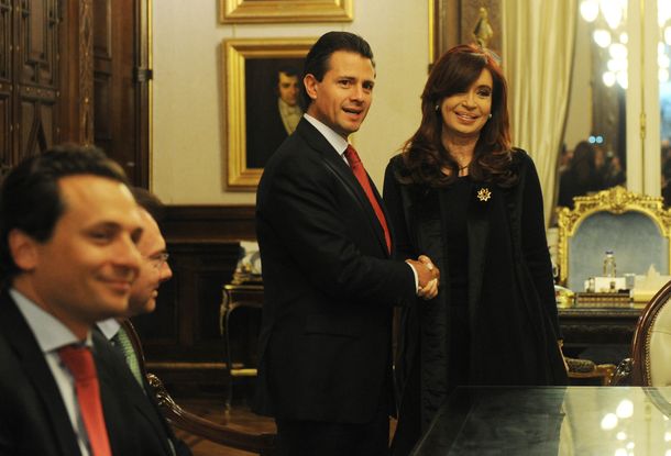 Cristina se reunió con el presidente electo de México