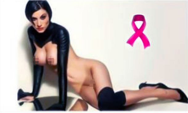 Natacha Jaitt realizó un desnudo por una buena causa