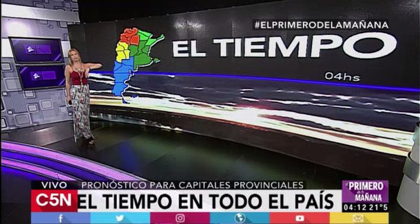 Pronóstico del tiempo del 16 de diciembre de 2016 en C5N