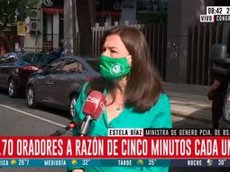 Estela Díaz, sobre el debate por el aborto en Diputados: Estamos muy cerca de que sea ley