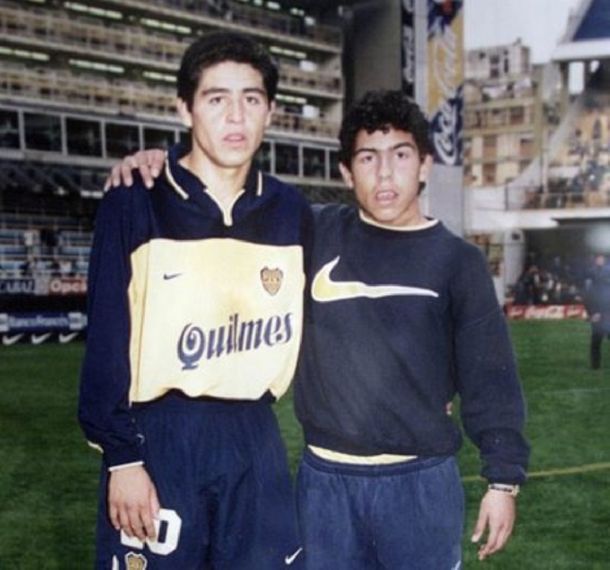 Riquelme habló de Tevez