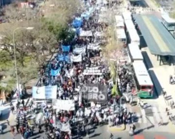 Piqueteros: acampe frente al Ministerio de Desarrollo Social