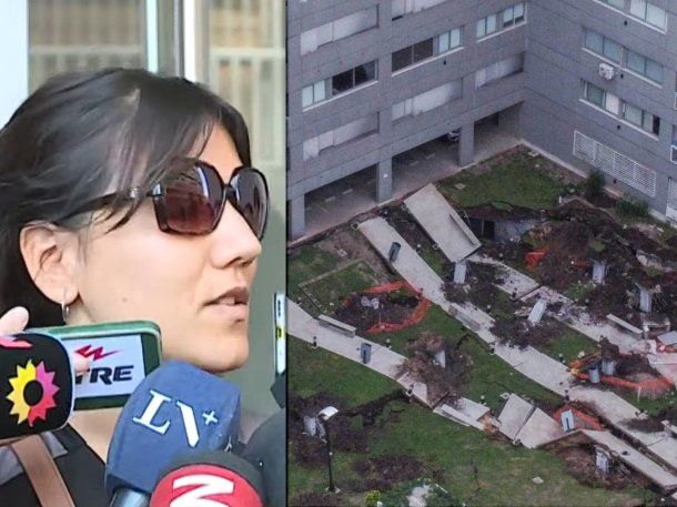 Vecina del complejo que se derrumbó en Parque Patricios denunció robos: Departamentos reventados