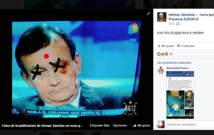 Nuevas amenazas contra el médico