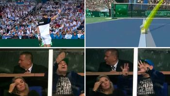 Maradona, en desacuerdo con un fallo en la Copa Davis Maradona, en desacuerdo con un fallo en la Copa Davis