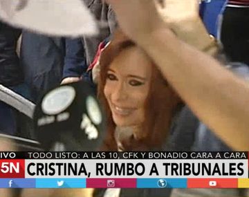 VIDEO: Así partió Cristina Kirchner hacia Comodoro Py