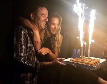 Andrea Bursten junto a su nuevo amor