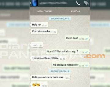 Mujeres denuncian a un hombre que las acosa a través de WhatsApp