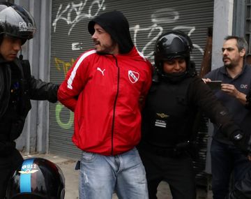 Nacho Levy al ser detenido