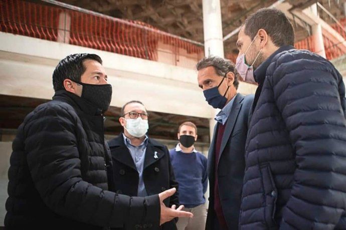Nardini sobre obra en Hospital: Estamos construyendo salud pública