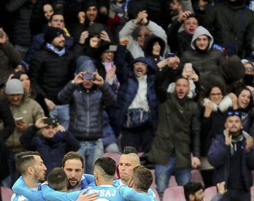 Otro gol de Higuain le dio la victoria al Nápoli
