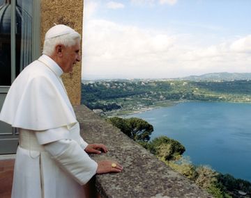 Benedicto XVI en la residencia de Castel Gandolfo