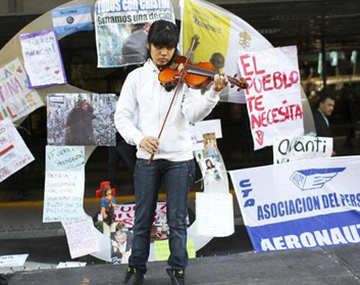 La original muestra de afecto de una adolescente a CFK