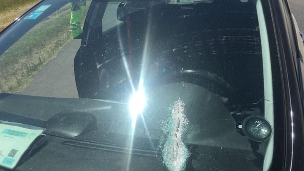 Un piedrazo mató a un conductor en la ruta 8