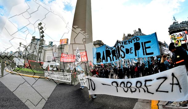 Ollas populares y cortes en los accesos de la Ciudad en pedido de la emergencia alimentaria