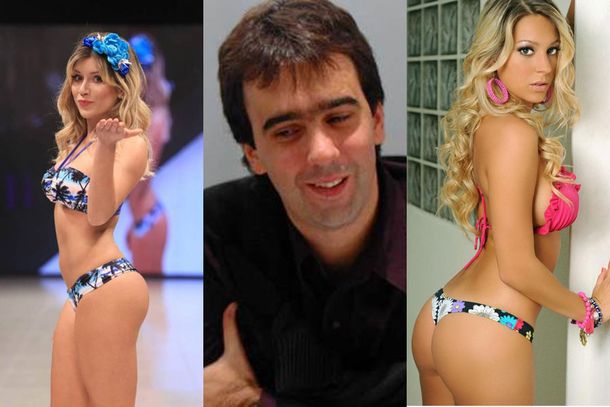 Todo un galán: Federico Hoppe, entre Laurita Fernández y Noelia Marzol