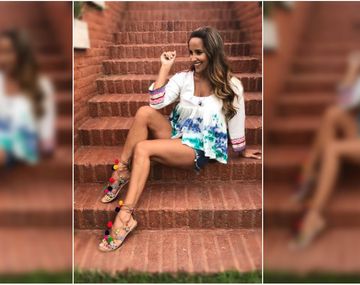 Lourdes Sánchez tenía una hernia de disco