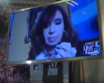 Cristina denunció campaña propagandística y pidió la libertad de Milagro Sala