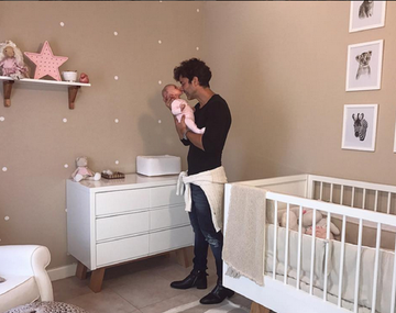 Mariano Martínez publicó una foto con su hija Alma.