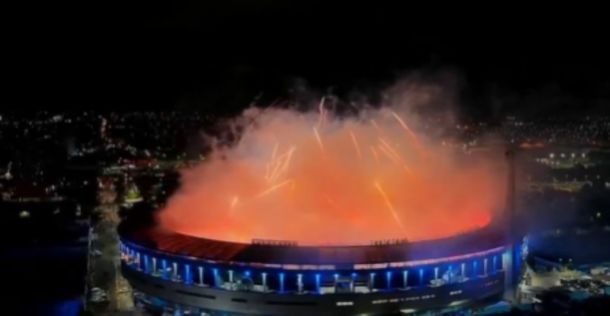 El impresionante recibimiento de Racing ante Flamengo por las semifinales de la Copa Libertadores El impresionante recibimiento de Racing ante Flamengo por las semifinales de la Copa Libertadores