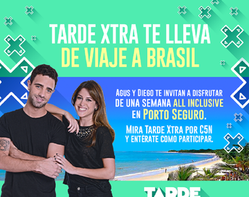 Viajá a Brasil con Tarde XTRA