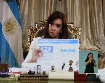 Cristina Kirchner: El país tiene vocación de pagar