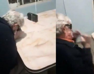 La emoción de un abuelo no vidente al escuchar por radio la consagración de Colón