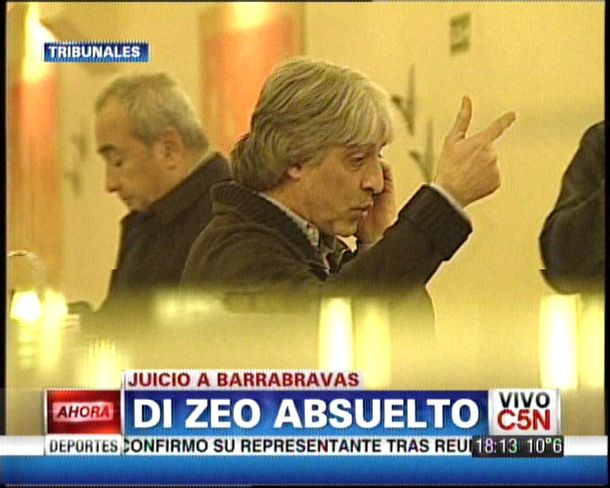 Rafael Di Zeo fue absueltos de la causa por asociación ilícita