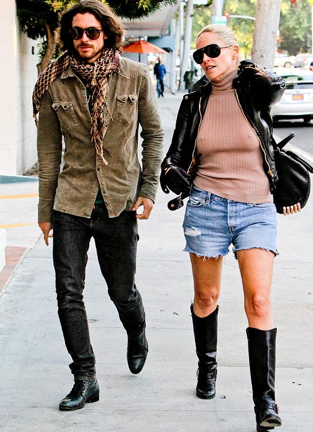 Sharon Stone y su novio argentino
