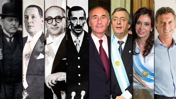 De Yrigoyen a Macri, todos los presidentes desde la Ley Sáenz Peña