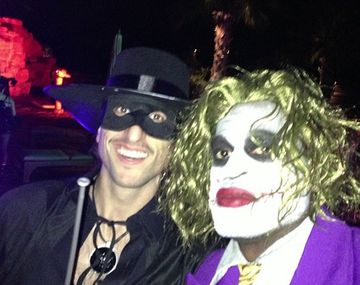 El Zorro Ginóbili y su divertido festejo de Halloween