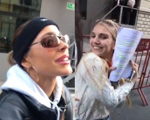 El blooper viral de Tini Stoessel con una fan: se quedó con sus apuntes de la facultad