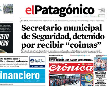 Tapas de diarios del jueves 8 de diciembre de 2016