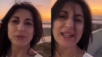El polémico video de Juliana Santillán en el amanecer del 1 de enero, desde Mar del Plata. El polémico video de Juliana Santillán en el amanecer del 1 de enero, desde Mar del Plata.