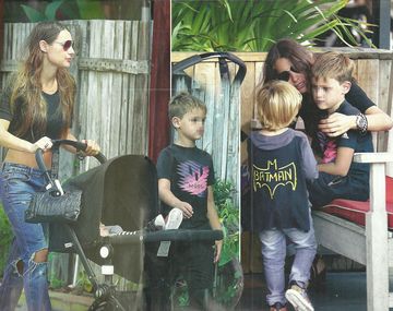 El fin de semana de Pampita con sus hijos