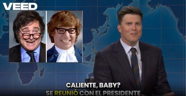 Fenómeno barrial: en Saturday Night Live ridiculizaron a Javier Milei y lo compararon con Austin Powers