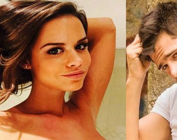 María del Mar, junto a Lucas Velasco