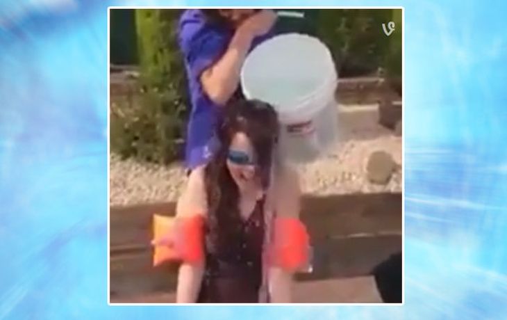 VIDEO: Sufrió por el baldazo de agua helada, pero lo que siguió fue mucho peor