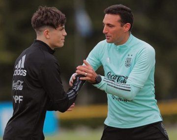 Garnacho habló sobre la Selección y su acento es furor en las redes sociales